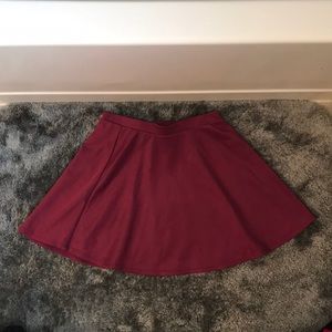 Charlotte Russe dark purple skater skirt